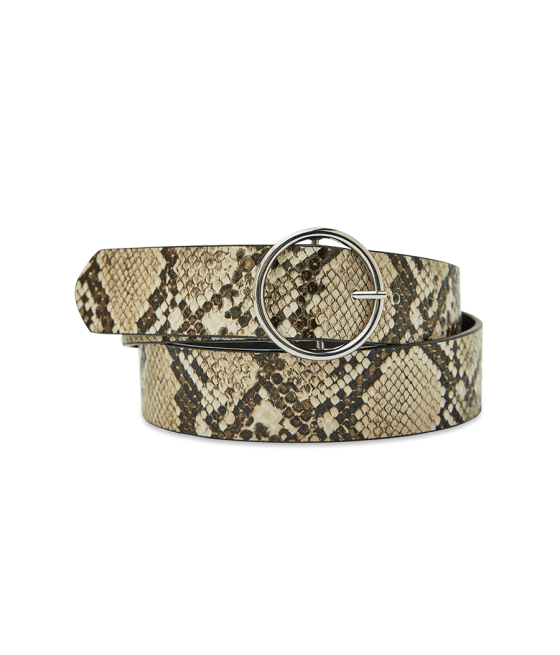 Womens Snakeskin Belt